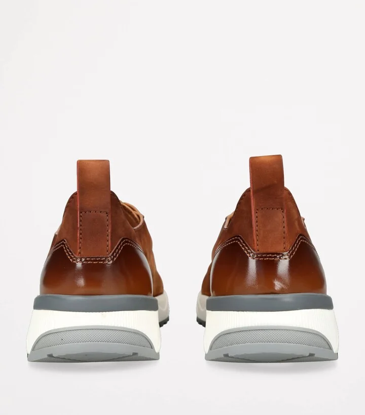 Santoni Nubuck Leather Innova Sneakers - Image 2