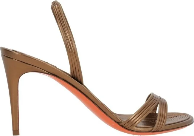 Santoni Open-Toe Slingback Sandals