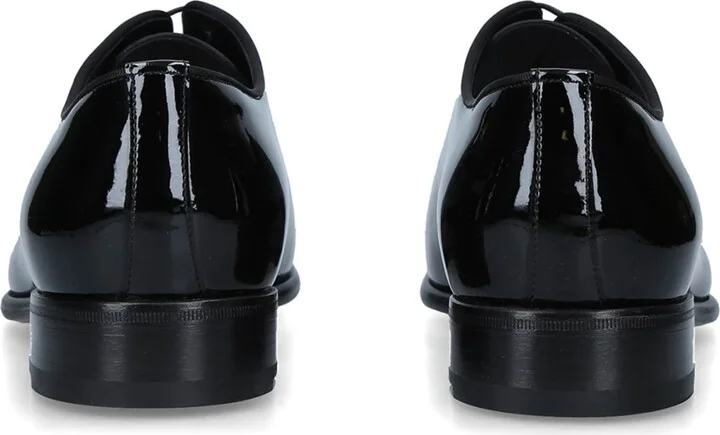 Santoni Patent Carter Wholecut Oxford Shoes - Image 2