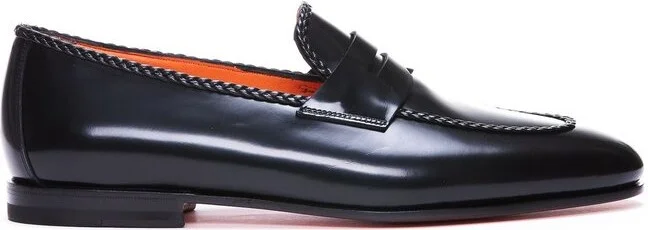Santoni Penny Slip-On Loafers
