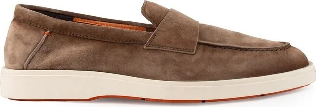 Santoni Revolve Eaam 21 Almond Toe Loafers