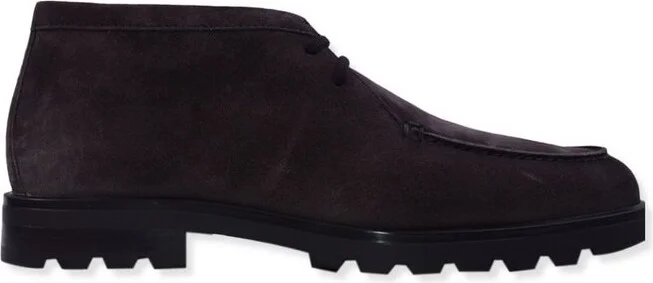 Santoni Rock almond toe Lace-Up Boots