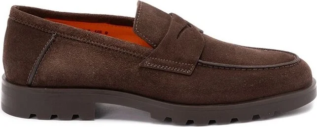 Santoni Rock Slip-On Penny Loafers