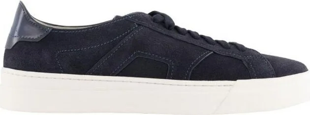 Santoni Round Toe Lace-Up Sneakers