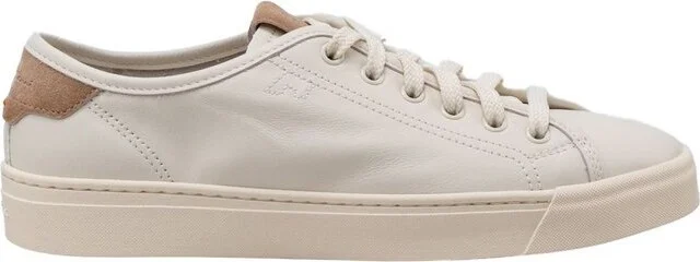 Santoni Round-Toe Lace-Up Sneakers