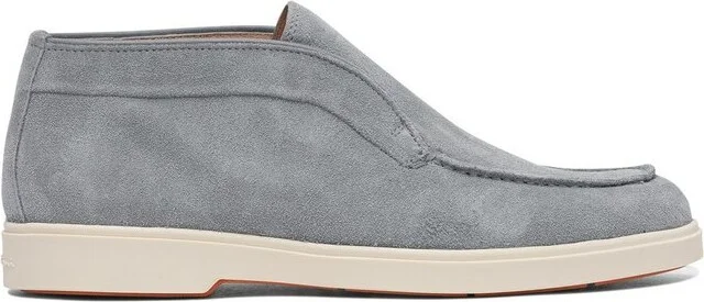 Santoni Round-Toe Slip-On Loafers
