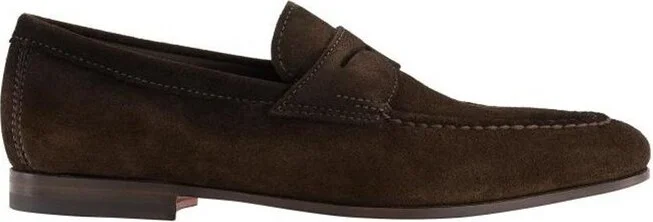 Santoni Slip-On Penny Loafers
