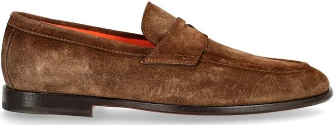 Santoni Slip-On Penny Loafers