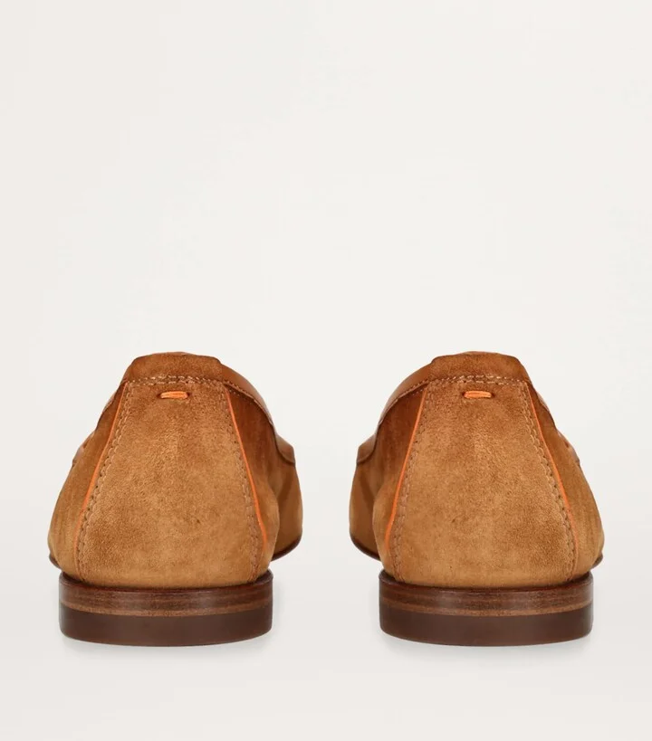 Santoni Suede Andrea Slippers - Image 2