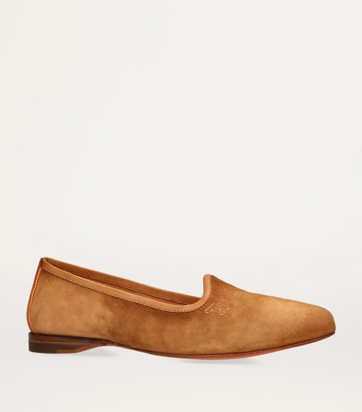 Santoni Suede Andrea Slippers - Image 3