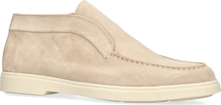 Santoni Suede Andvari Ankle Boots - Image 3