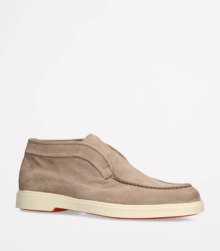 Santoni Suede Andvari Ankle Boots - Image 3
