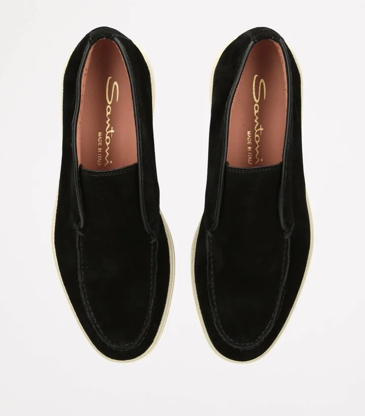Santoni Suede Andvari Ankle Boots - Image 4