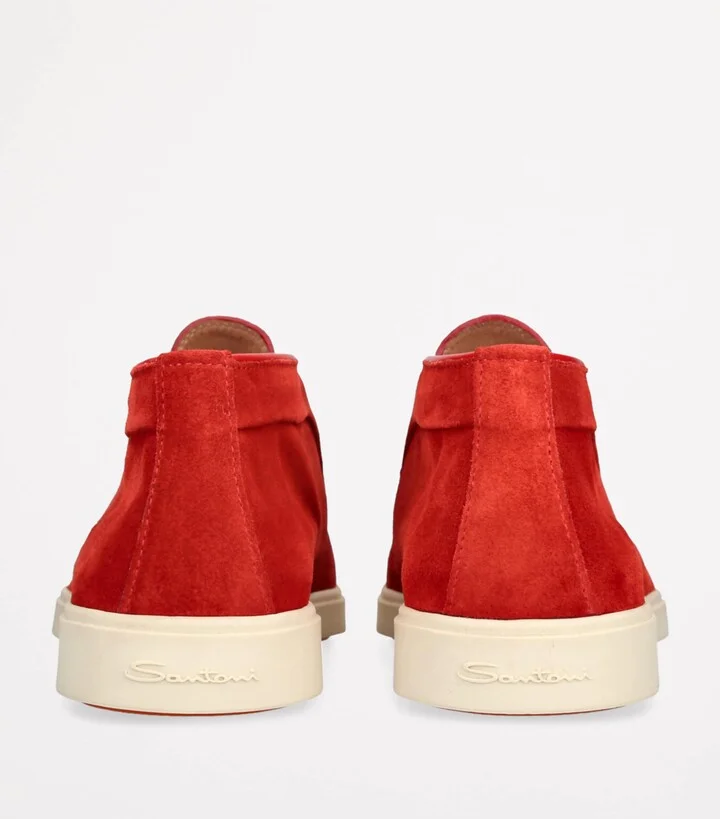 Santoni Suede Andvari Ankle Boots - Image 2