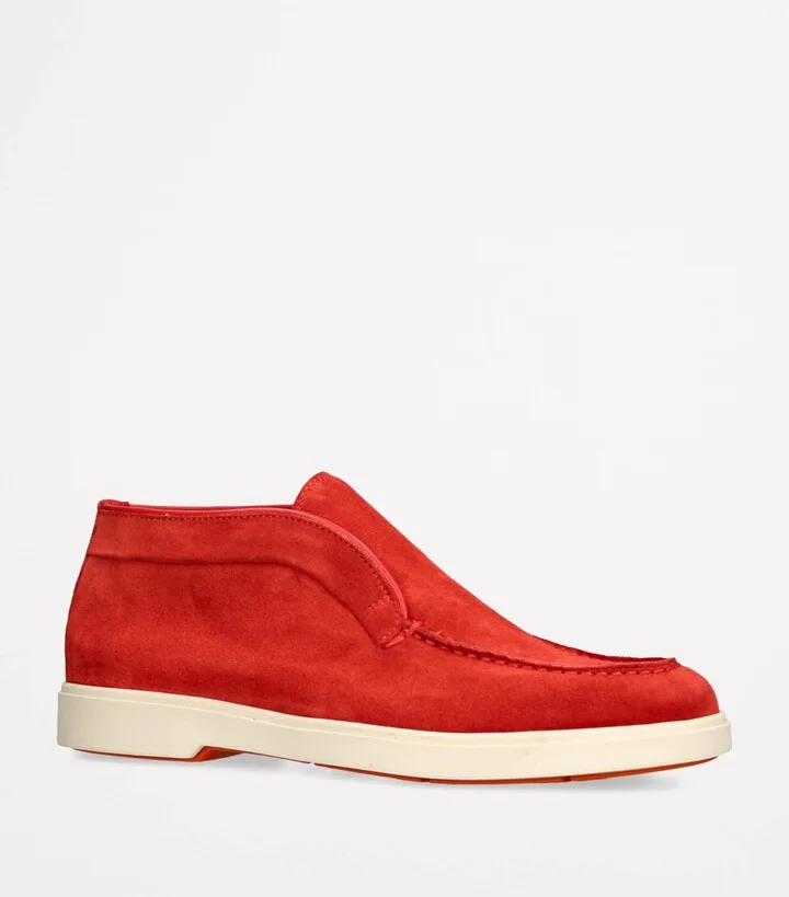 Santoni Suede Andvari Ankle Boots - Image 3