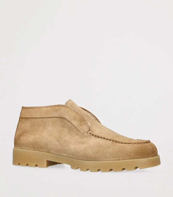 Santoni Suede Andvari Ankle Boots - Image 3