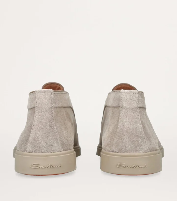 Santoni Suede Andvari Ankle Boots - Image 2