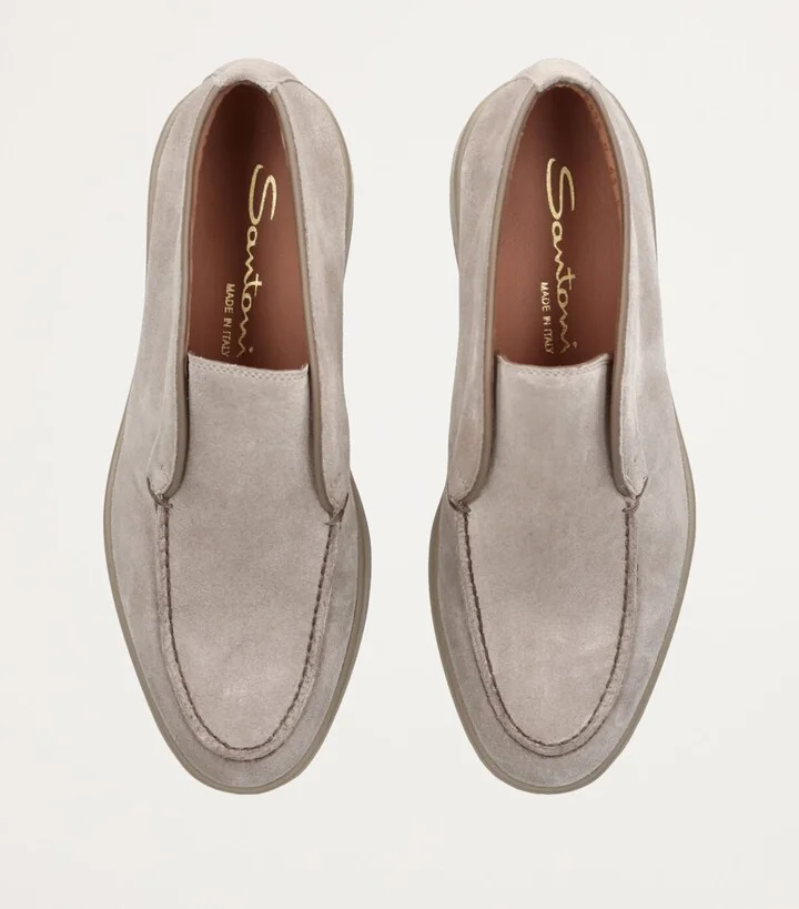 Santoni Suede Andvari Ankle Boots - Image 4