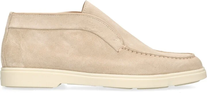 Santoni Suede Andvari Ankle Boots