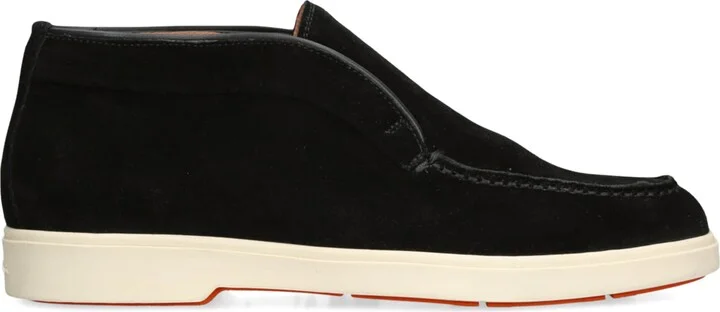 Santoni Suede Andvari Ankle Boots