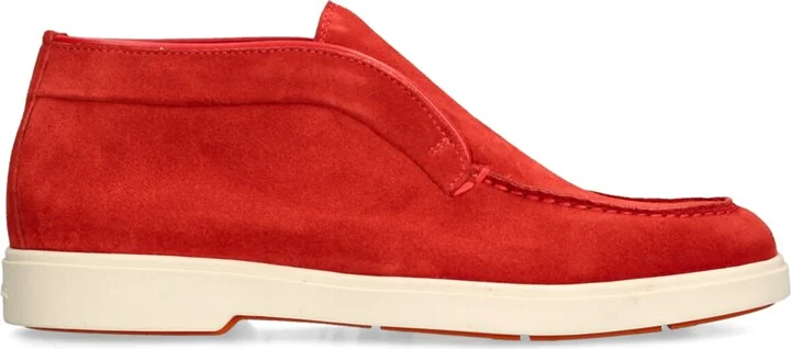 Santoni Suede Andvari Ankle Boots