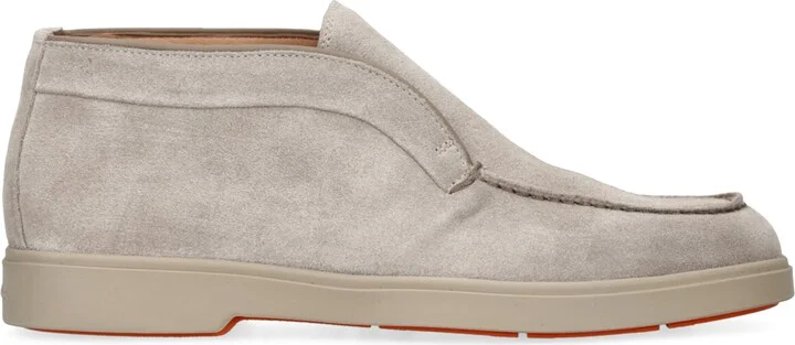 Santoni Suede Andvari Ankle Boots