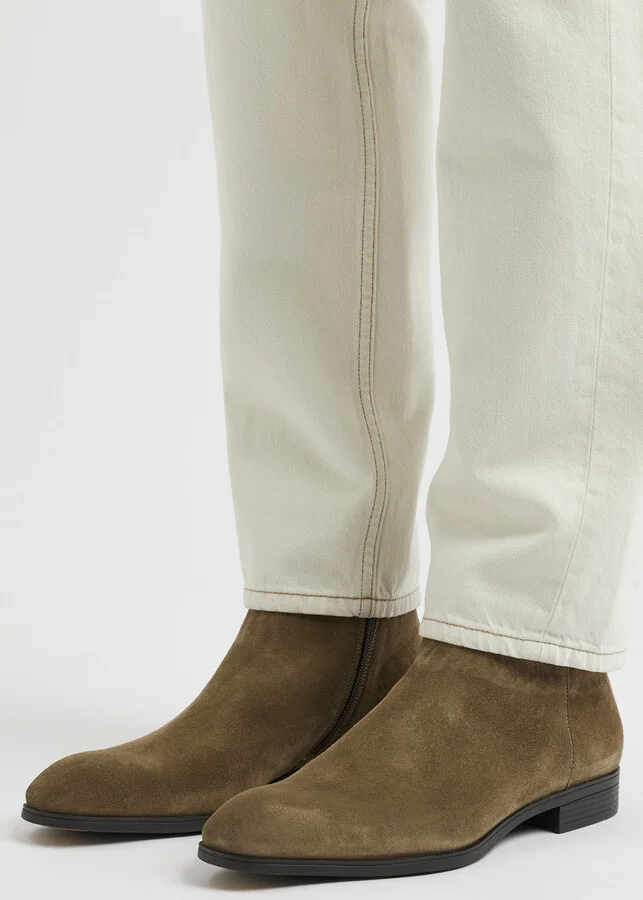 Santoni Suede Ankle Boots - Image 5