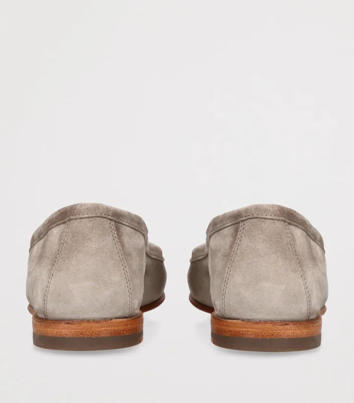 Santoni Suede Carla Loafers - Image 2