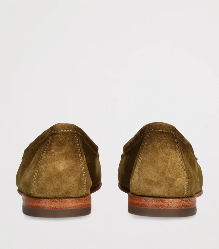 Santoni Suede Carla Loafers - Image 2