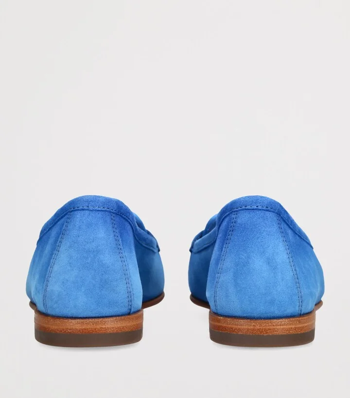 Santoni Suede Carla Loafers - Image 2