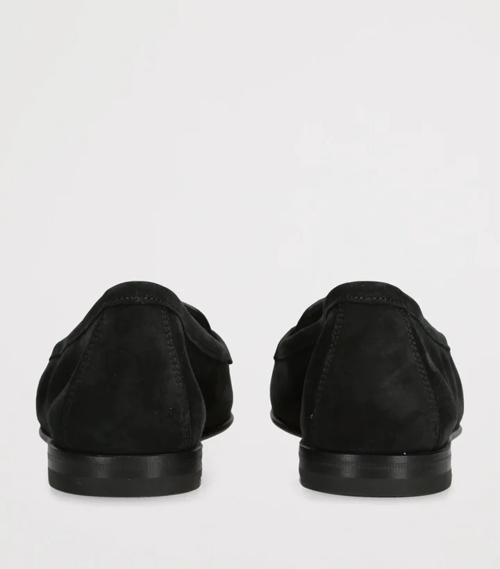 Santoni Suede Carla Loafers - Image 2