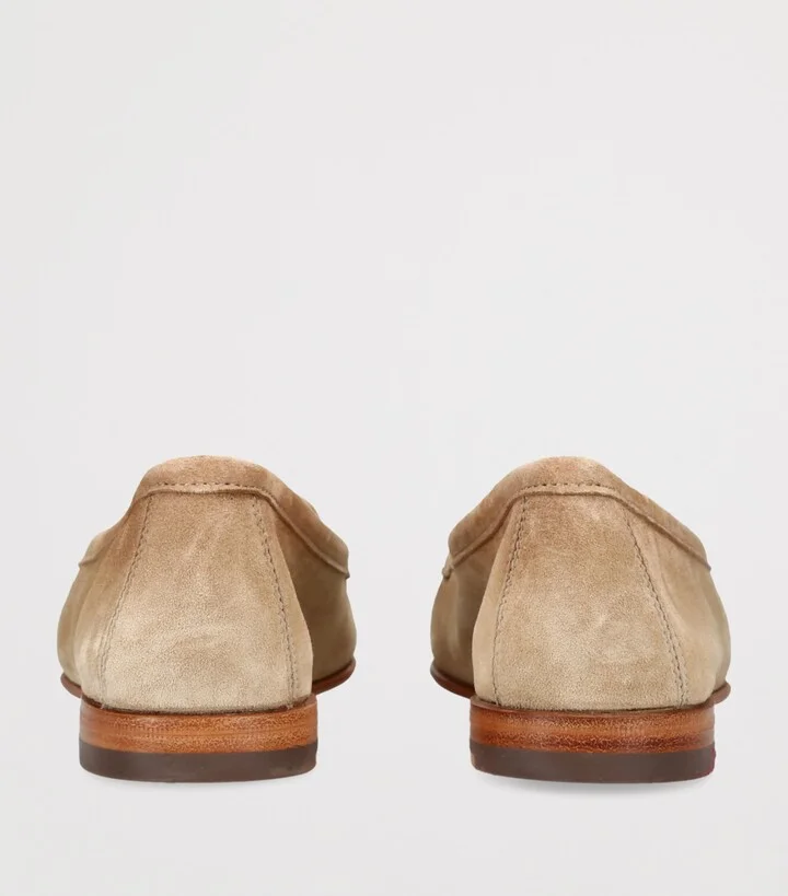 Santoni Suede Carla Loafers - Image 2