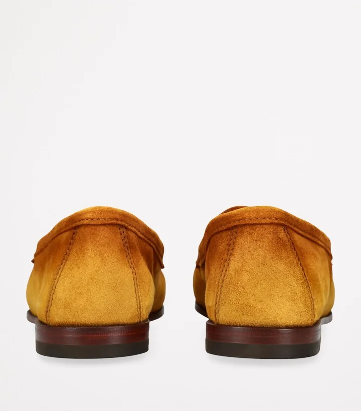 Santoni Suede Carlo Penny Loafers - Image 2