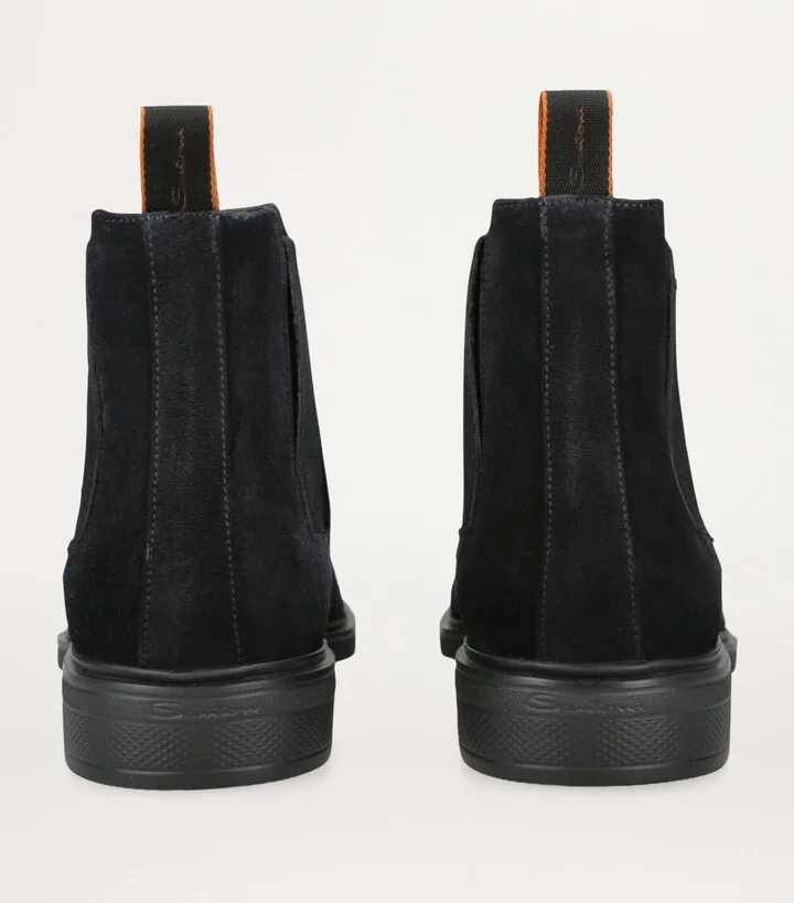 Santoni Suede Chelsea Boots - Image 2