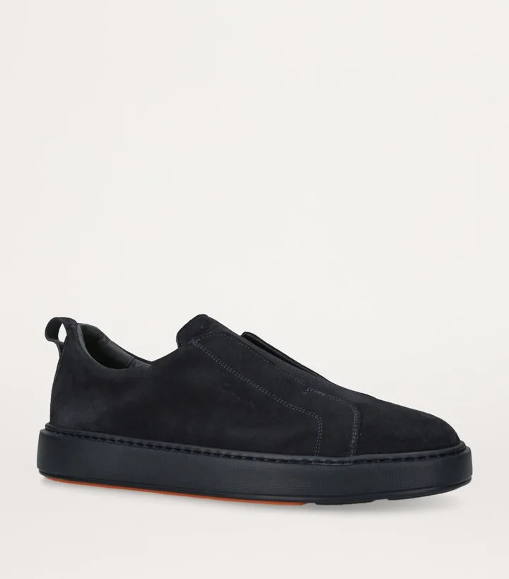 Santoni Suede Clean Icon Sneakers - Image 3