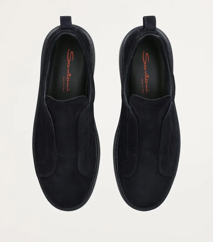 Santoni Suede Clean Icon Sneakers - Image 4