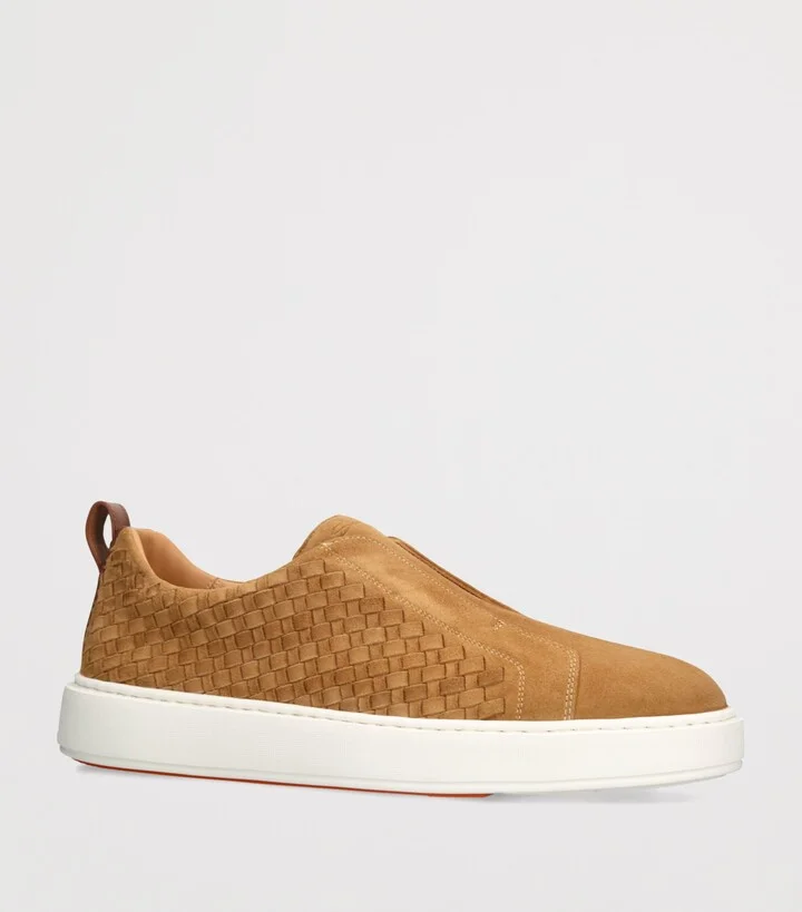 Santoni Suede Clean Icon Sneakers - Image 3