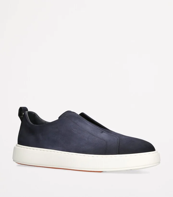 Santoni Suede Clean Icon Sneakers - Image 3