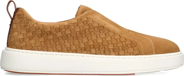 Santoni Suede Clean Icon Sneakers