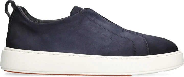 Santoni Suede Clean Icon Sneakers