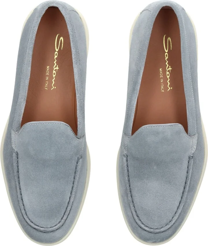 Santoni Suede Detroit Loafers - Image 4