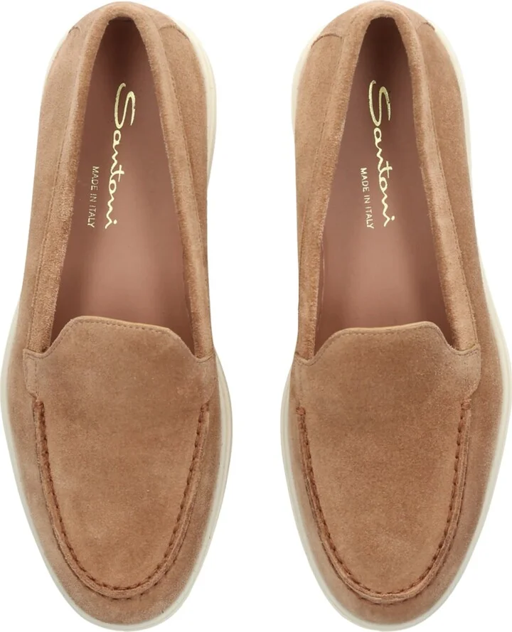 Santoni Suede Detroit Loafers - Image 4