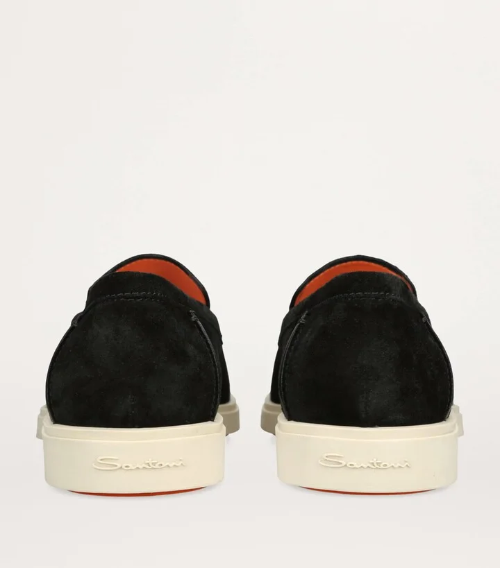 Santoni Suede Detroit Loafers - Image 2