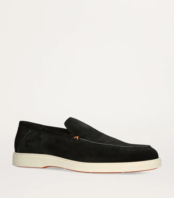 Santoni Suede Detroit Loafers - Image 3