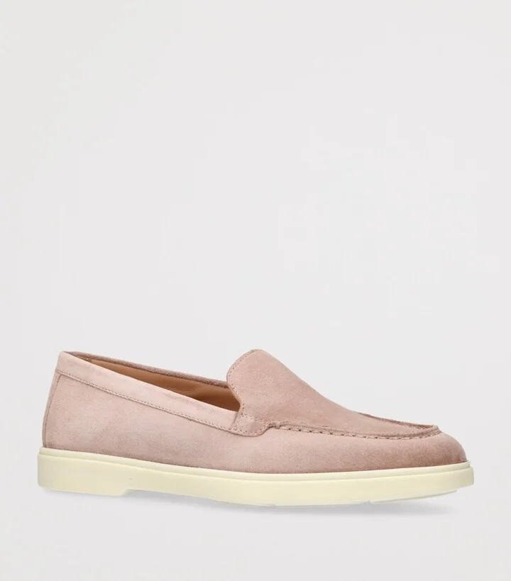 Santoni Suede Detroit Loafers - Image 3