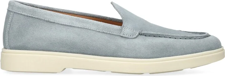Santoni Suede Detroit Loafers