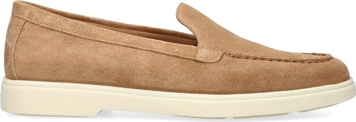 Santoni Suede Detroit Loafers