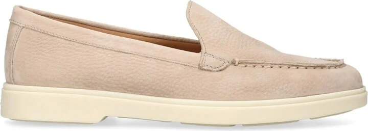 Santoni Suede Detroit Loafers