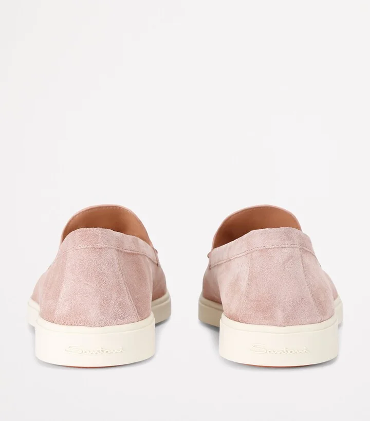 Santoni Suede Feudal Loafers - Image 2
