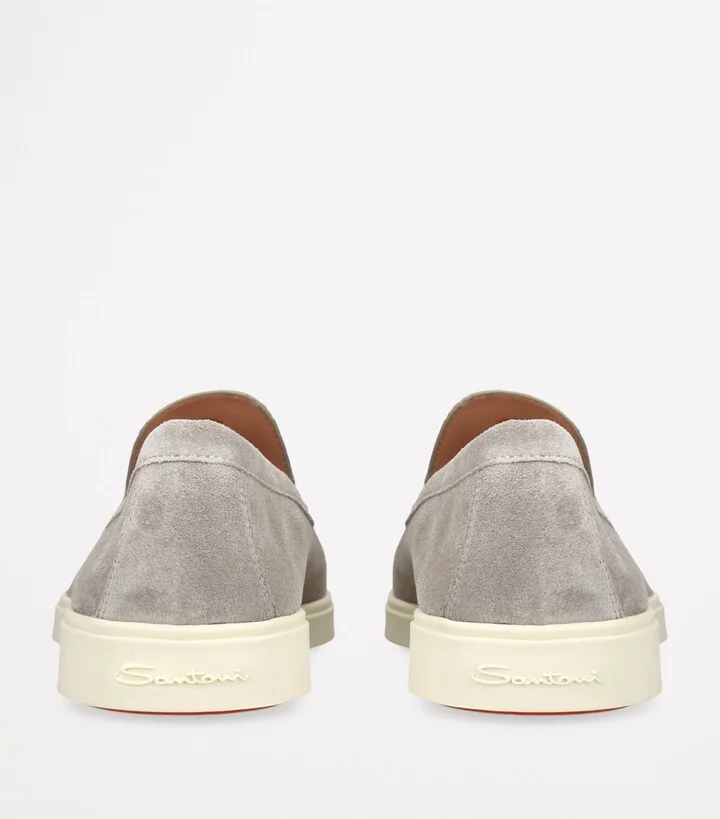 Santoni Suede Feudal Loafers - Image 2